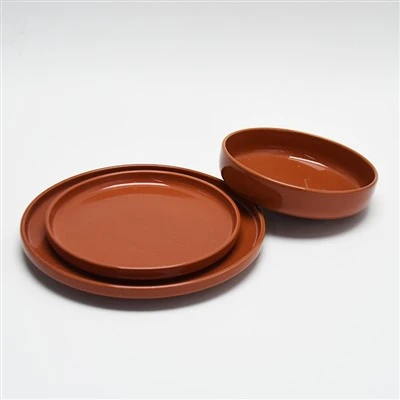 12pcs Solid Koulè Dinerware Set